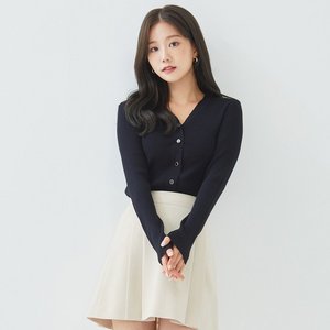 로엠 V넥 골지 가디건 (3colors)