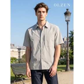 캐주얼 포켓 반팔 셔츠 ZAC2WC1952_P361643507
