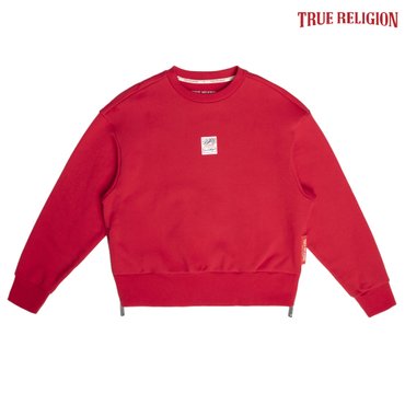 트루릴리젼 [TRUE RELIGION] 엣지 크루넥 맨투맨 티셔츠 레드