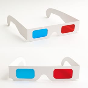 3D 종이 입체 안경 애너글리프 입체북 일회용 GS0700690A