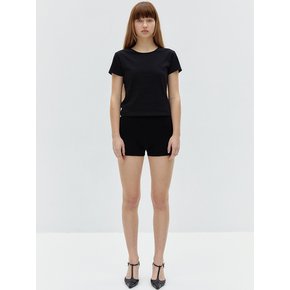 Micro Knit Shorts BLACK