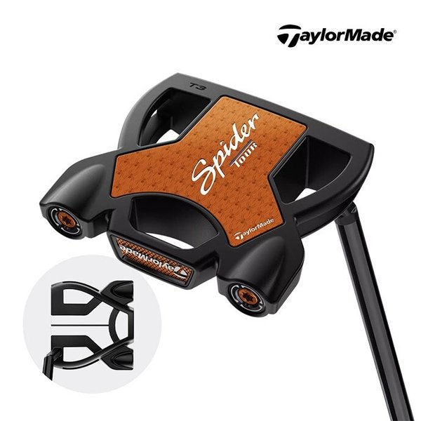 2025년 스파이더 투어 블랙 퍼터(숏 슬랜트)