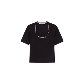 [alexanderwang.t] 로고 트림 바디콘 티셔츠 3613120527000