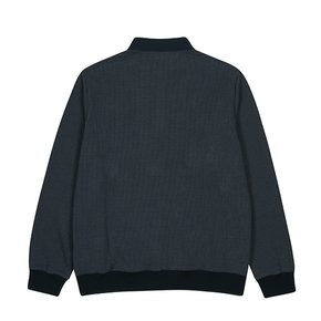 남성 우븐 배색 골지 티셔츠 9374GXSP_NAVY