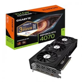 GIGABYTE RTX 4070 WINDFORCE OC D6X 12GB 피씨디렉트