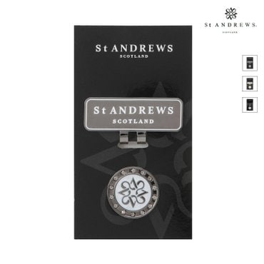세인트앤드류스 [20%가격인하] 블랙 공용 로고 볼 마커 & 레터링 마커 831D3ACA02_BK