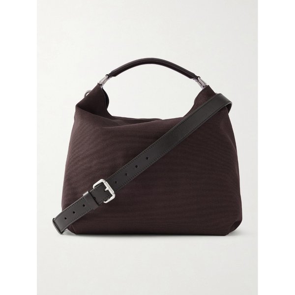 가죽 트리밍 캔버스 토트백 46376663163006337