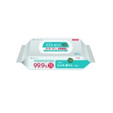  그린핑거 소독 물티슈 캡형 30매 30팩