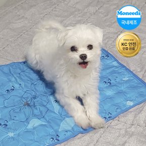 [모니즈] 국내제조 안전인증 반려동물 강아지 쿨매트(중형 L)