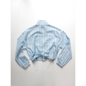 Check Beach Jacket Skyblue