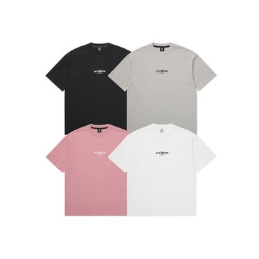 라이프워크 베이직 미니로고 반팔 티셔츠 LW252TS118