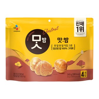 CJ제일제당 맛밤 60g*4번들