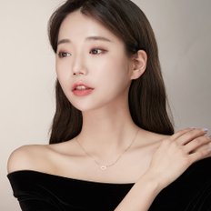 14K 페인팅하트 목걸이(옐로우골드)