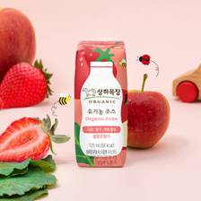 상하목장 유기농주스 사과딸기케일 500ml (125ml*4입)