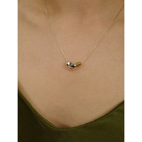 bubble heart necklace