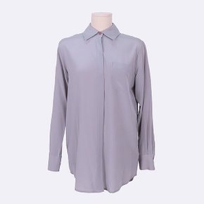 스미스마켓 디케이엔와이 실크 롱 슬리브 셔츠 브라우스 K1036DK