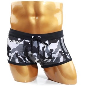 [M2W] Classic Swim Trunk Camo Gray (4932-90)