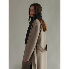 Mary wool handmade coat_beige