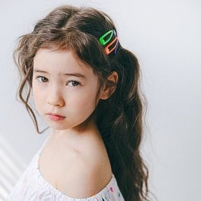 스프링 애나멜 똑딱핀 유아헤어핀