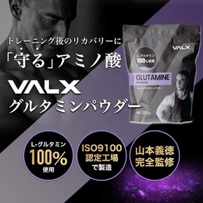 VALX(벌크스) 글루타민 파우더 by 야마모토 요시토쿠 200g L-글루타민 100% 사용