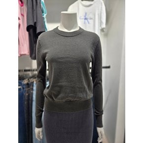 [파주점] [캘빈클라인진]여성 L/S 엑스트라 파인 메리노 울 스웨터 44D370G-BAC
