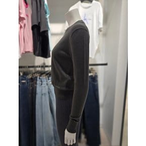 [파주점] [캘빈클라인진]여성 L/S 엑스트라 파인 메리노 울 스웨터 44D370G-BAC