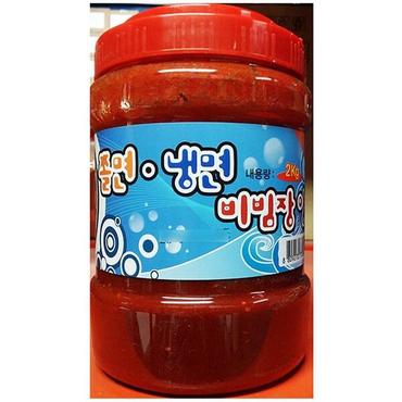  만능 쫄면비빔장 소스 쫄면 양념장 비빔면 냉면 2kg