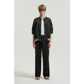 [여주점] [이로] 남성 LUMIERE 사틴 자수 봄버 점퍼 IQUAS25703BKX