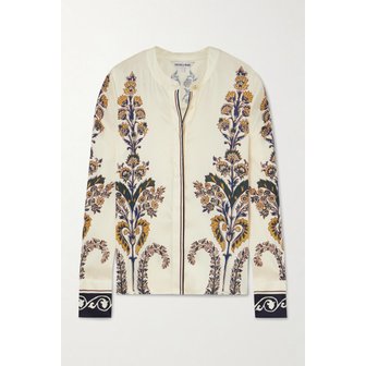 베로니카비어드(VERONICA BEARD) 베로니카비어드 호쿠 플로럴 프린트 새틴 트윌 블라우스 46376663162975457