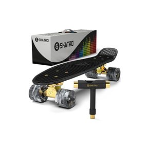 Skatro Mini Cruiser 스케이트보드.22x6inch 복고 스타일 플라