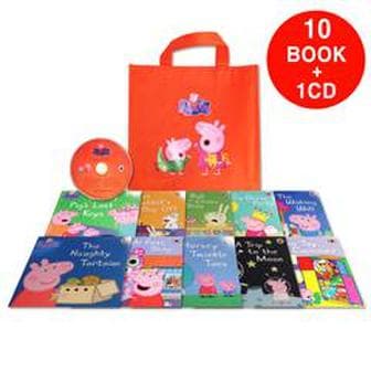 키즈북세종 페파피그 Peppa Pig : Orange Bag [10 books & 1 CD]  ★20%할인★정가:89,900원 -행사가: 72,000원