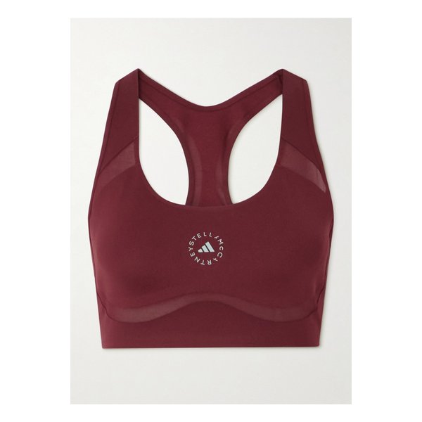 바이스텔라매카트니 트루퍼포즈 메시 트리밍 스트레치 스포츠 브라 1647597343818755