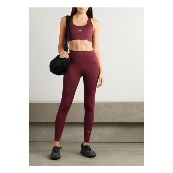 바이스텔라매카트니 트루퍼포즈 메시 트리밍 스트레치 스포츠 브라 1647597343818755