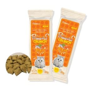 고양이 크런치 참치 새우 반려묘 스낵 간식 20g 2P X ( 3매입 )