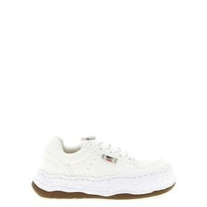 26SS 메종 미하라 야스히로 올리버 OG 솔 캔버스 로우탑 스니커즈 A15FW704WHITE DOM