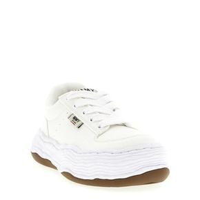 26SS 메종 미하라 야스히로 올리버 OG 솔 캔버스 로우탑 스니커즈 A15FW704WHITE DOM