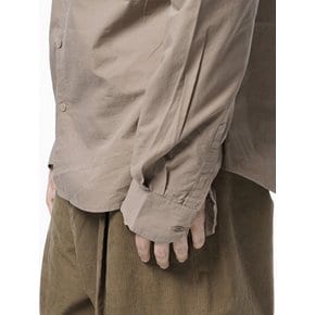 Standard Polygon Pocket Shirt - Beige /M243SH01BE