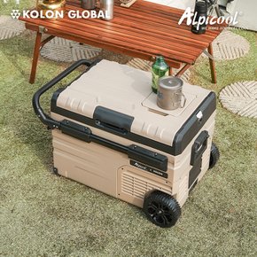 Xpro35 샌드베이지 차량용냉장고 캠핑냉장고 코오롱수입  베이지 휴대용 이동식 차박