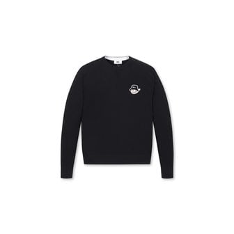 왁 (왁골프)Men Bucket WAACKY Crewneck Sweater_WMWAS24102BKX