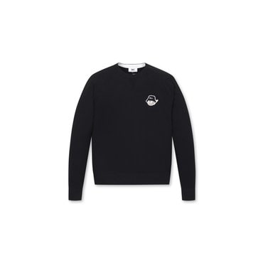 왁 (왁골프)Men Bucket WAACKY Crewneck Sweater_WMWAS24102BKX