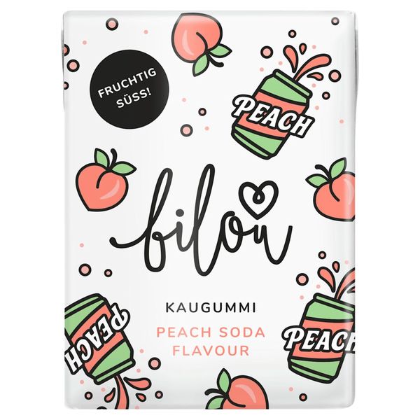 빌로우 bilou 츄잉껌 소다 피치 무설탕 24g