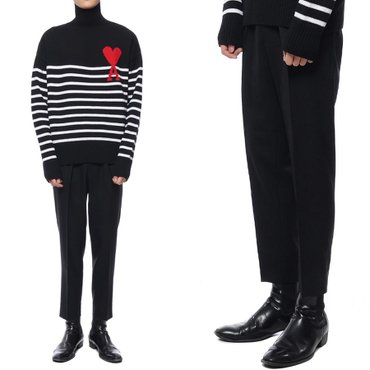아미 21FW 남성 아미 울 팬츠 (A21HT206_279_001_21F)