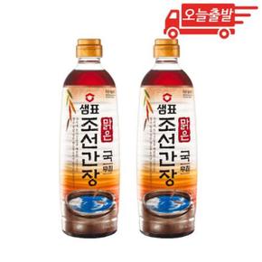 오늘출발 샘표 맑은 조선간장 930ml 2개