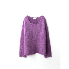 Mohair knit (Purple)