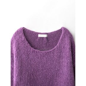 Mohair knit (Purple)