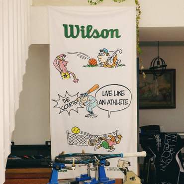 윌슨 [WILSON X THE COURTS] 타올/WHT/W252006LEQ61