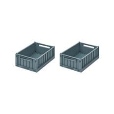 [SS23 LW 18] WESTON STORAGE BOX (2 PACK)_S 사이즈_Whale blue