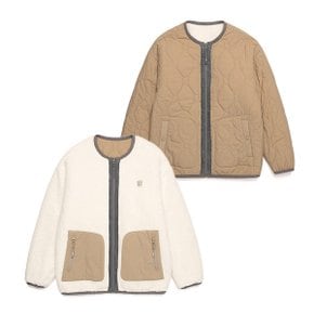 F214UJK307 리버시블 플리스 숏 자켓 BEIGE_P341589075