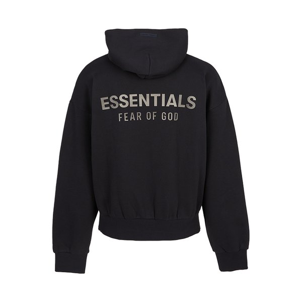 [부산점] 에센셜 남성 기모 후드티 192SP252050F JET BLACK