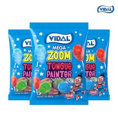 VIDAL 비달 메가줌 페인터캔디 100g 20g x 5개입 글루텐프리 막대사탕 x 3봉세트